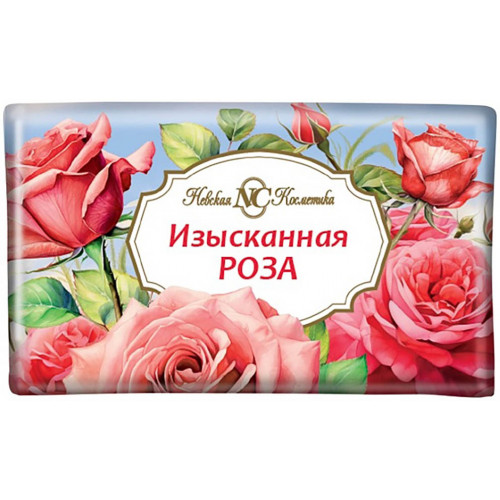 Туалетное мыло Невская Косметика Изысканная роза, 180 г Туалетное мыло Невская Косметика Изысканная роза, 180 г