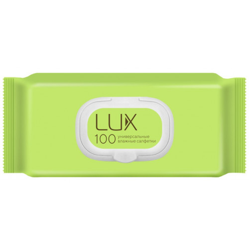 Салфетки влажные Lux универсальные, 100 шт Салфетки влажные Lux универсальные, 100 шт