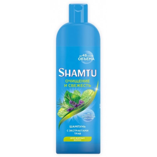 Шампунь для волос Shamtu (Шамту) Глубокое очищение и Свежесть с экстрактами трав, 500 мл Шампунь для волос Shamtu (Шамту) Глубокое очищение и Свежесть с экстрактами трав, 500 мл