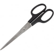 Ножницы Brauberg (Брауберг) Standard, цвет чёрный, классической формы, 2-сторонняя заточка, 180 мм Ножницы Brauberg (Брауберг) Standard, цвет чёрный, классической формы, 2-сторонняя заточка, 180 мм