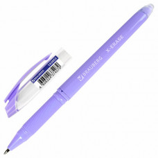 Ручка стираемая гелевая с грипом BRAUBERG (Брауберг) X-ERASE PASTEL, Синяя, узел 0,7 мм, линия 0,35 мм Ручка стираемая гелевая с грипом BRAUBERG (Брауберг) X-ERASE PASTEL, Синяя, узел 0,7 мм, линия 0,35 мм