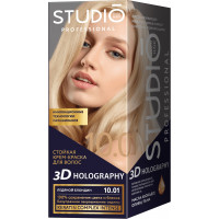 Краска для волос Studio (Студио) 10.01 - Ледяной блондин Краска для волос Studio (Студио) 10.01 - Ледяной блондин
