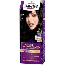 Краска для волос Palette (Палет) N1 - Черный Краска для волос Palette (Палет) N1 - Черный