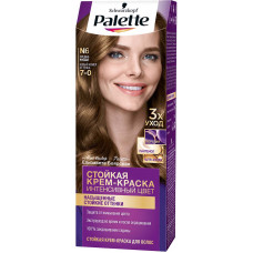 Краска для волос Palette (Палет) N6 - Средне-русый Краска для волос Palette (Палет) N6 - Средне-русый