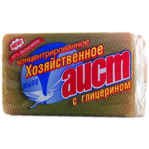 Хозяйственное мыло Аист с глицерином ГОСТ 72 %, 150 г Хозяйственное мыло Аист с глицерином ГОСТ 72 %, 150 г
