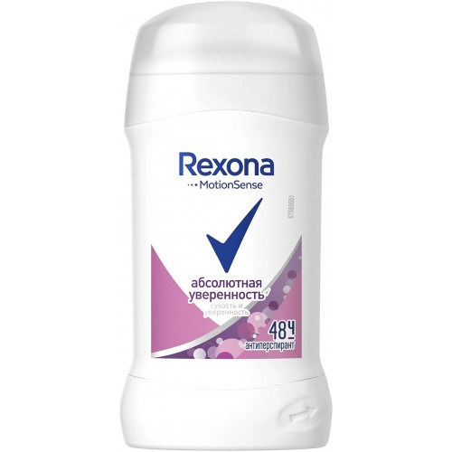 Антиперспирант стик Rexona (Рексона) Абсолютная уверенность, 40 мл Антиперспирант стик Rexona (Рексона) Абсолютная уверенность, 40 мл