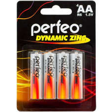 Батарейка Perfeo (Перфео) Dynamic Zinc, АА, R6, в блистере Батарейка Perfeo (Перфео) Dynamic Zinc, АА, R6, в блистере