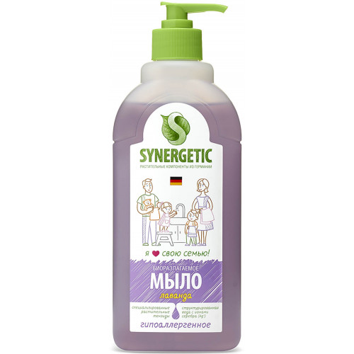 Жидкое мыло Synergetic (Синергетик) Лаванда, 500 мл Жидкое мыло Synergetic (Синергетик) Лаванда, 500 мл