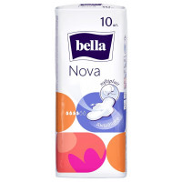 Гигиенические прокладки Bella (Белла) Nova, 4 капли, 10 шт Гигиенические прокладки Bella (Белла) Nova, 4 капли, 10 шт