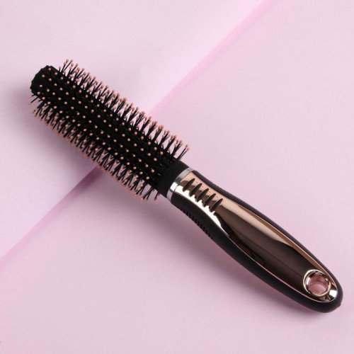 Брашинг пластиковый Queen fair, d =1,8/4 × 22,5 см, цвет чёрный/золотистый Брашинг пластиковый Queen fair, d =1,8/4 × 22,5 см, цвет чёрный/золотистый