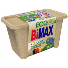 Капсулы для стирки BiMAX Эко Color, 12 шт, 221 г Капсулы для стирки BiMAX Эко Color, 12 шт, 221 г