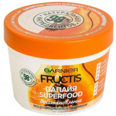 Garnier FRUCTIS SUPERFOOD ПАПАЙЯ Маска 3в1 для поврежденных волос, 390 мл Garnier FRUCTIS SUPERFOOD ПАПАЙЯ Маска 3в1 для поврежденных волос, 390 мл