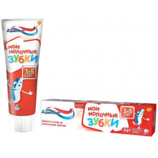 Зубная паста Aquafresh (Аквафреш) Мои молочные Зубки 3-5 лет, 50 мл Зубная паста Aquafresh (Аквафреш) Мои молочные Зубки 3-5 лет, 50 мл
