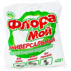 Универсальный чистящий порошок "Флора МОЙ" пакет, 400 г Универсальный чистящий порошок "Флора МОЙ" пакет, 400 г