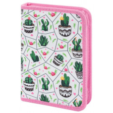 Пенал Пифагор Cactus, 1 отделение, 1 откидная планка, ткань, 20х14 см Пенал Пифагор Cactus, 1 отделение, 1 откидная планка, ткань, 20х14 см