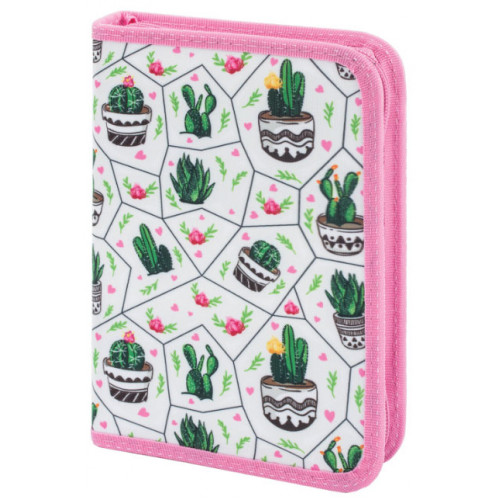 Пенал Пифагор Cactus, 1 отделение, 1 откидная планка, ткань, 20х14 см Пенал Пифагор Cactus, 1 отделение, 1 откидная планка, ткань, 20х14 см