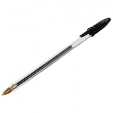 Ручка шариковая Staff (Стафф) Basic BP-01, цвет черный, письмо 750 м, длина корпуса 14 см, узел 1 мм Ручка шариковая Staff (Стафф) Basic BP-01, цвет черный, письмо 750 м, длина корпуса 14 см, узел 1 мм