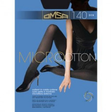Колготки теплые OMSA Micro & Cotton, Nero (черный), 140 den, 2 размер Колготки теплые OMSA Micro & Cotton, Nero (черный), 140 den, 2 размер