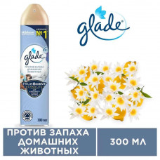 Освежитель воздуха аэрозоль Glade (Глейд) Против запаха домашних животных, 300 мл Освежитель воздуха аэрозоль Glade (Глейд) Против запаха домашних животных, 300 мл