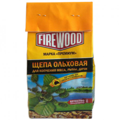 Щепа ольховая для копчения Firewood, 200 г Щепа ольховая для копчения Firewood, 200 г