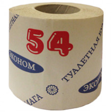 Туалетная бумага Эконом 54, 1-слойная Туалетная бумага Эконом 54, 1-слойная