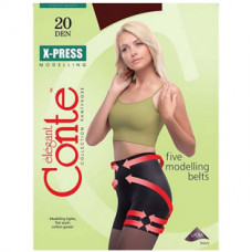 Колготки Conte X-Press (Конте Экспресс), Bronz (загар), 20 den, 2 размер Колготки Conte X-Press (Конте Экспресс), Bronz (загар), 20 den, 2 размер